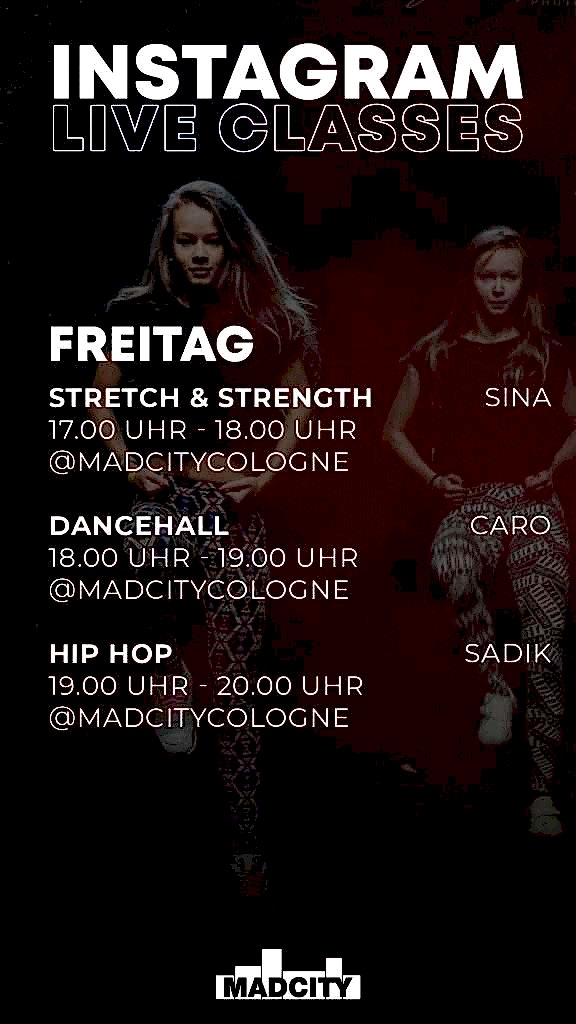 MADCITY - MadCity StundenplanIG Story FREITAG