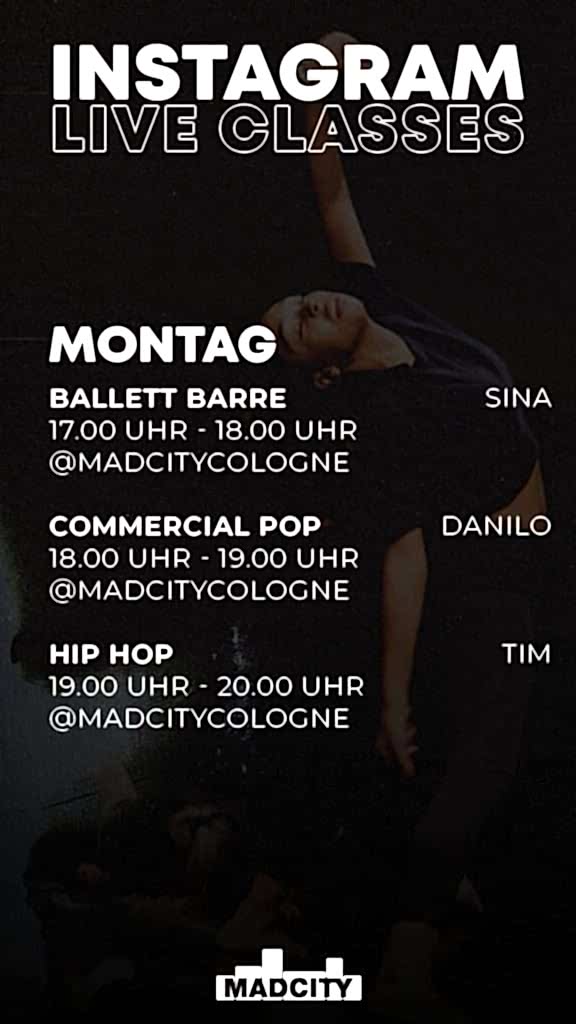 MADCITY - MadCity StundenplanIG Story MONTAG