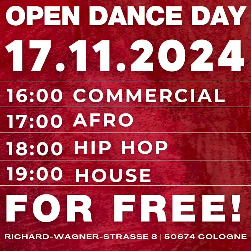 madcity cologne - open dance day - tanzen in köln - tanzschule köln